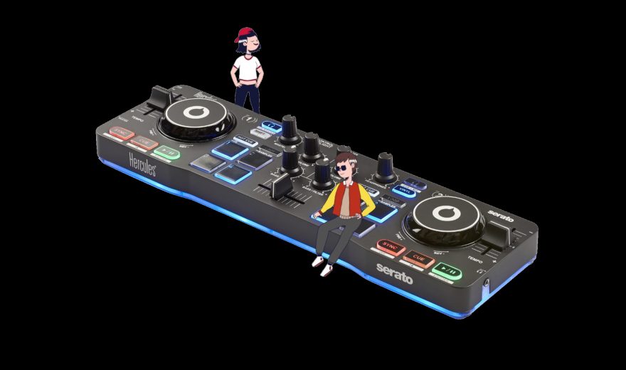 Neu: Hercules Serato-Controller im Miniformat und Unterbodenbeleuchtung