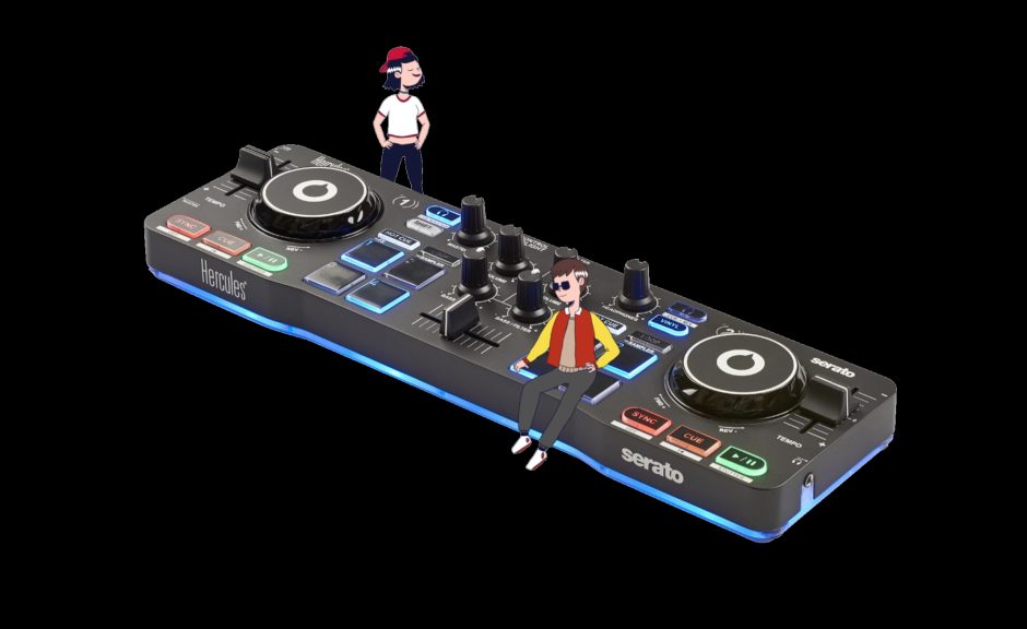 Neu: Hercules Serato-Controller im Miniformat und Unterbodenbeleuchtung