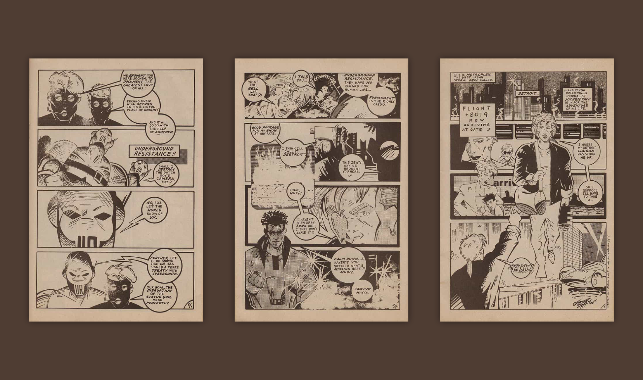 90s: Futuristischer Techno-Comic aus Detroit