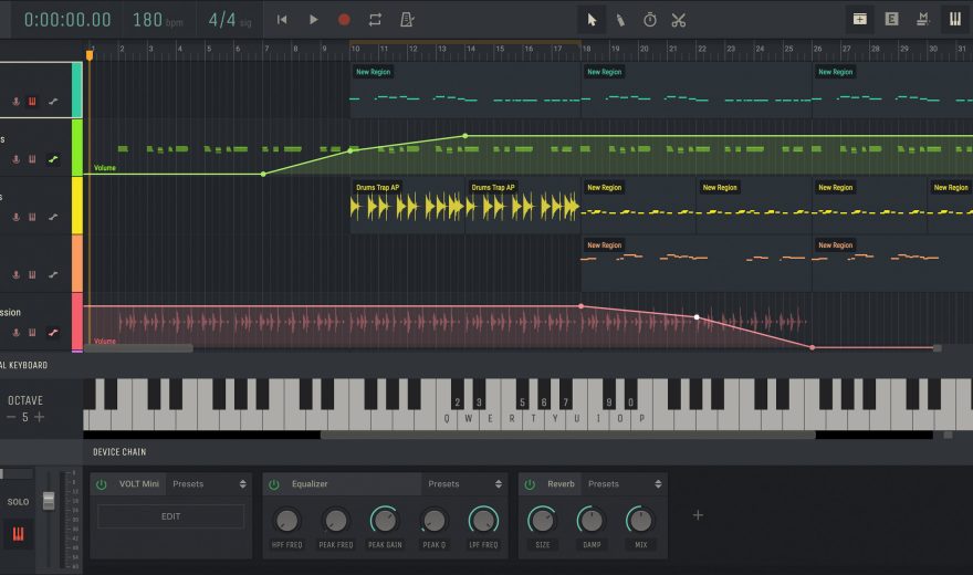Amped Studio 2: Eine komplette DAW mit Plug-ins läuft im Browser