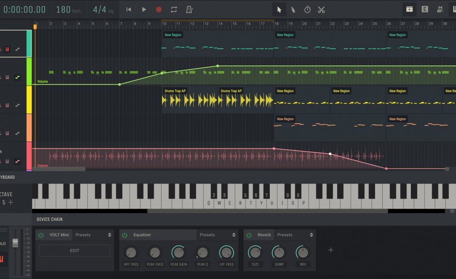 Amped Studio 2: Eine komplette DAW mit Plug-ins läuft im Browser