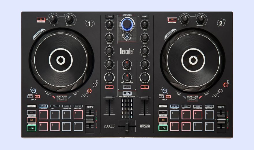 Test: Hercules DJControl Inpulse 300 / DJ-Controller