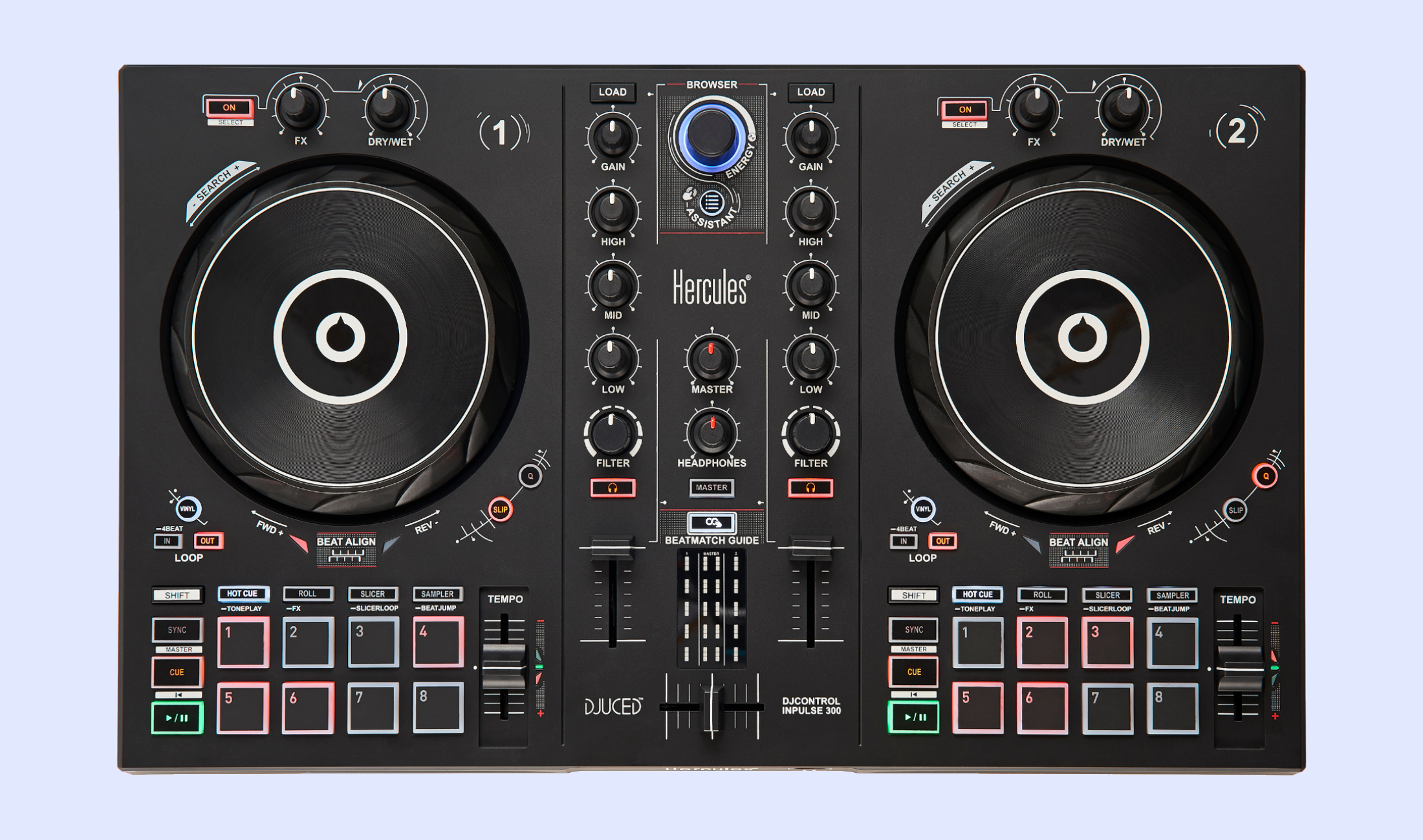 Test: Hercules DJControl Inpulse 300 / DJ-Controller
