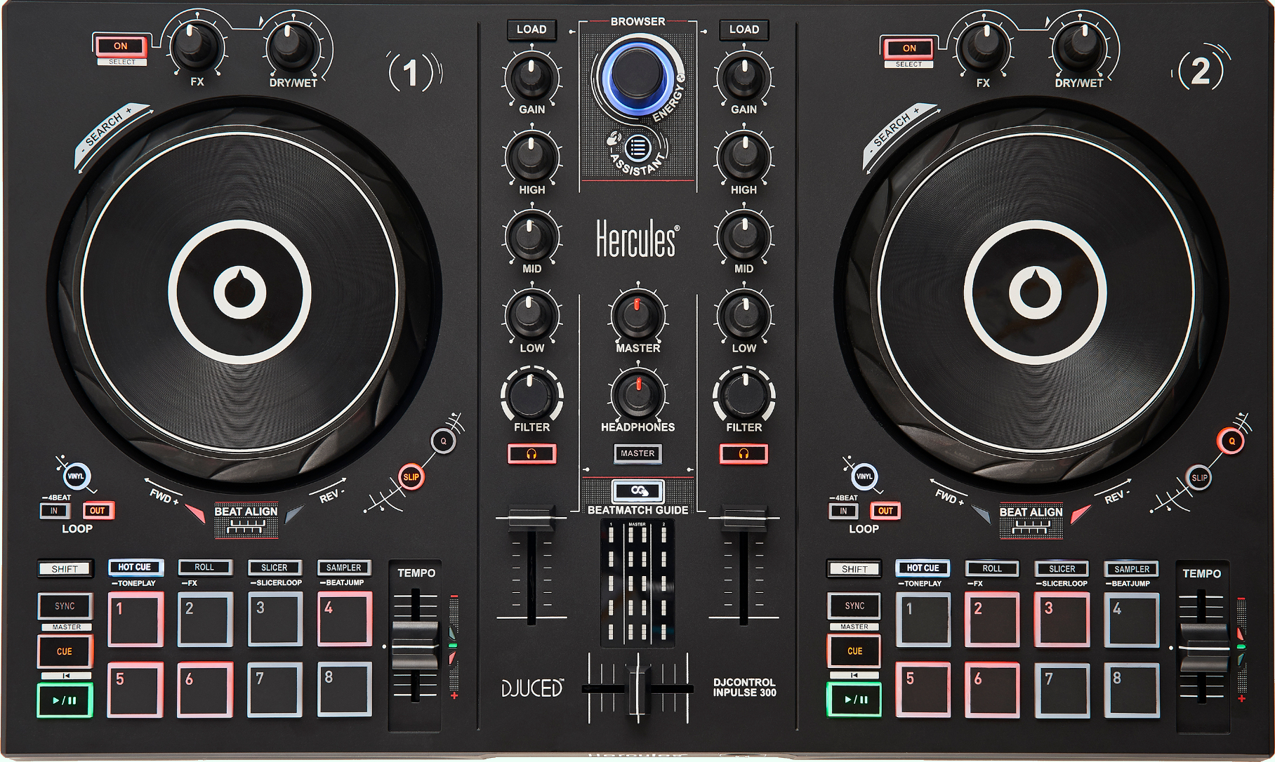 Test: Hercules DJControl Inpulse 300 / DJ-Controller