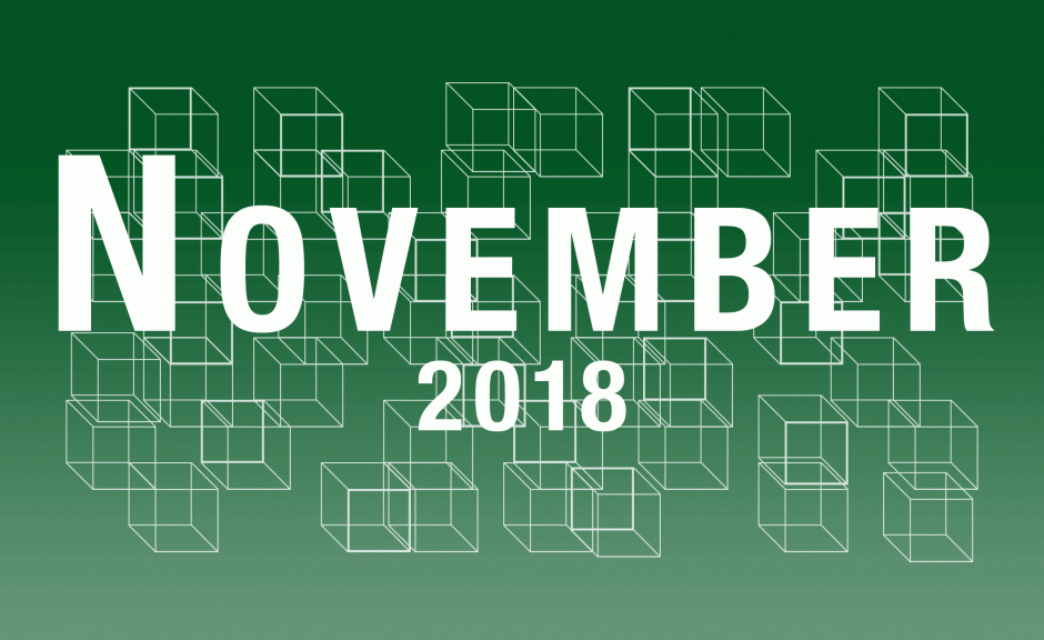 Preview: Upcoming Tracks November 2018