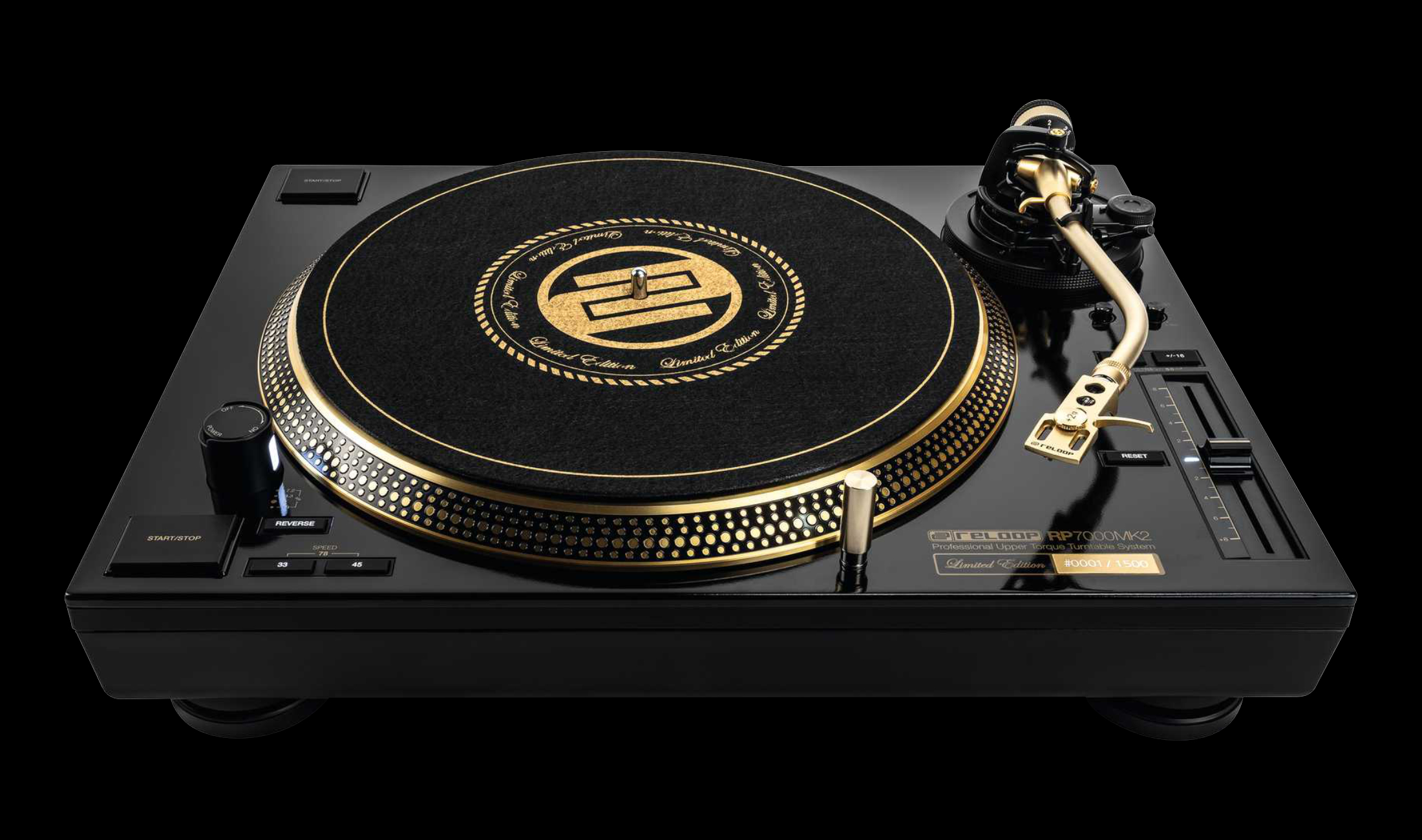 Limited Edition: Reloop RP-7000 MK2 in Gold