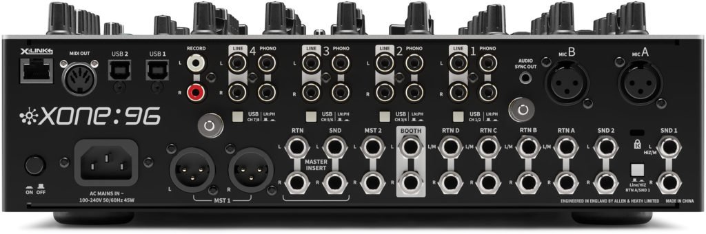 Mixer R&uuml;ckseite.