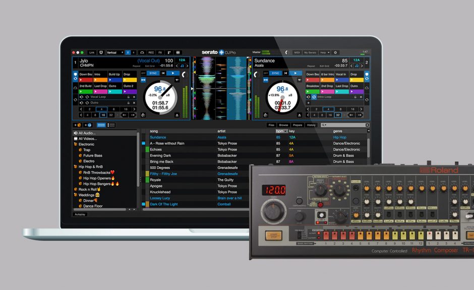 Drummachines von Roland laufen jetzt im Sync mit Serato: TR-SYNC