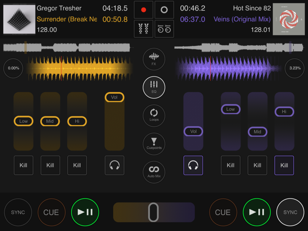 Screenshot des Mixer.