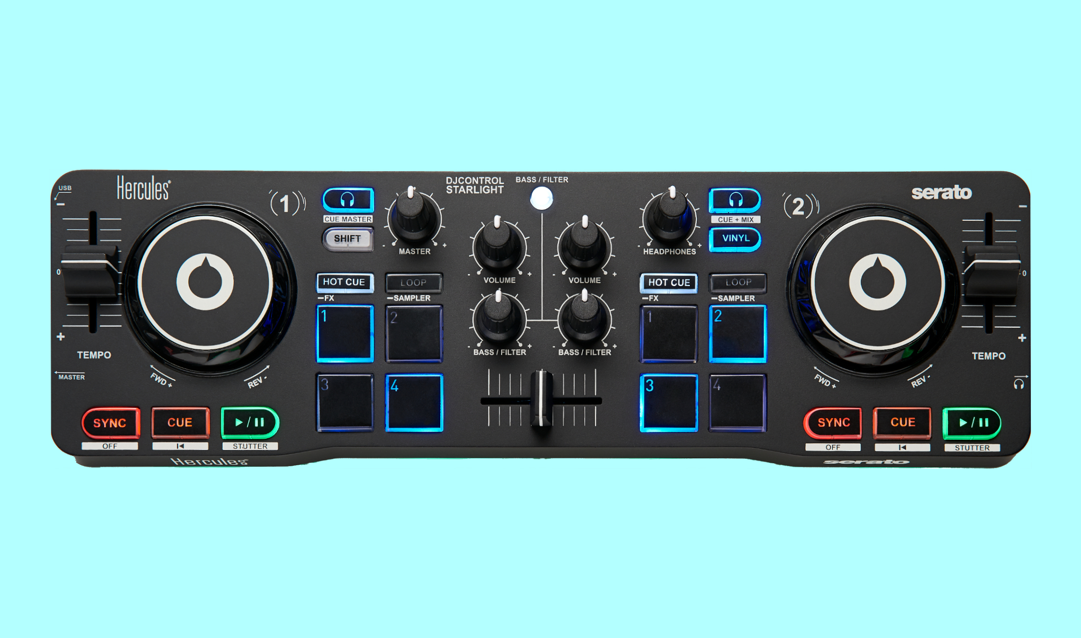Test: Hercules DJControl Starlight