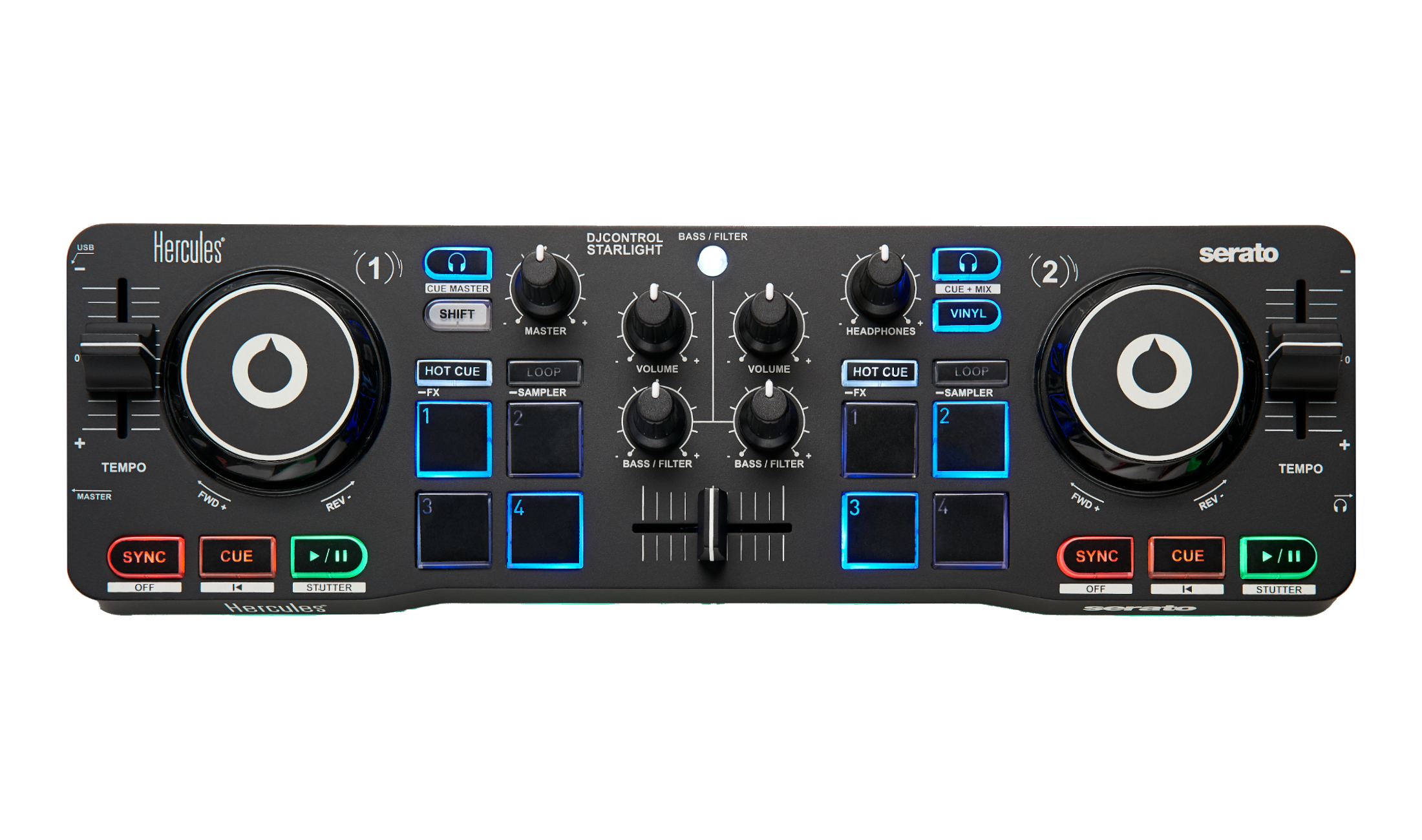 Test: Hercules DJControl Starlight