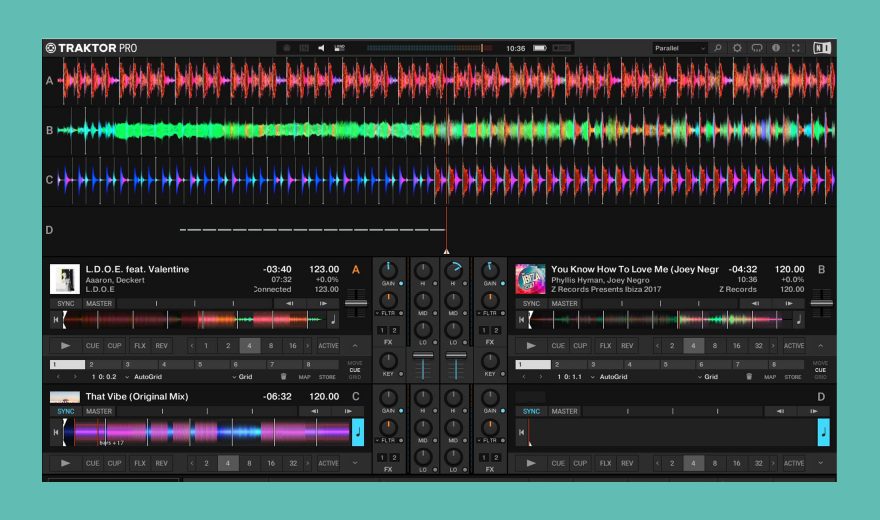 Native Instruments Traktor Pro 3.1 Update führt parallele Wellenformen ein