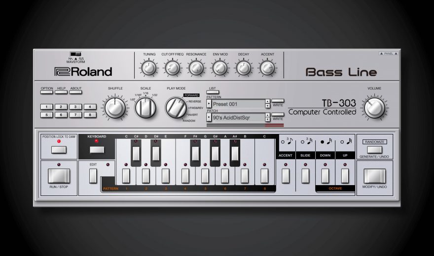 Roland fügt TB-303 zum Cloud-Service hinzu