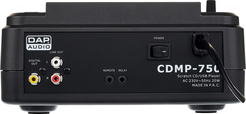 Player R&uuml;ckansicht.