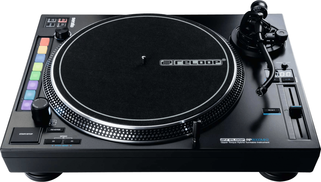 Reloop RP-8000 MK2 Schr&auml;gansicht.