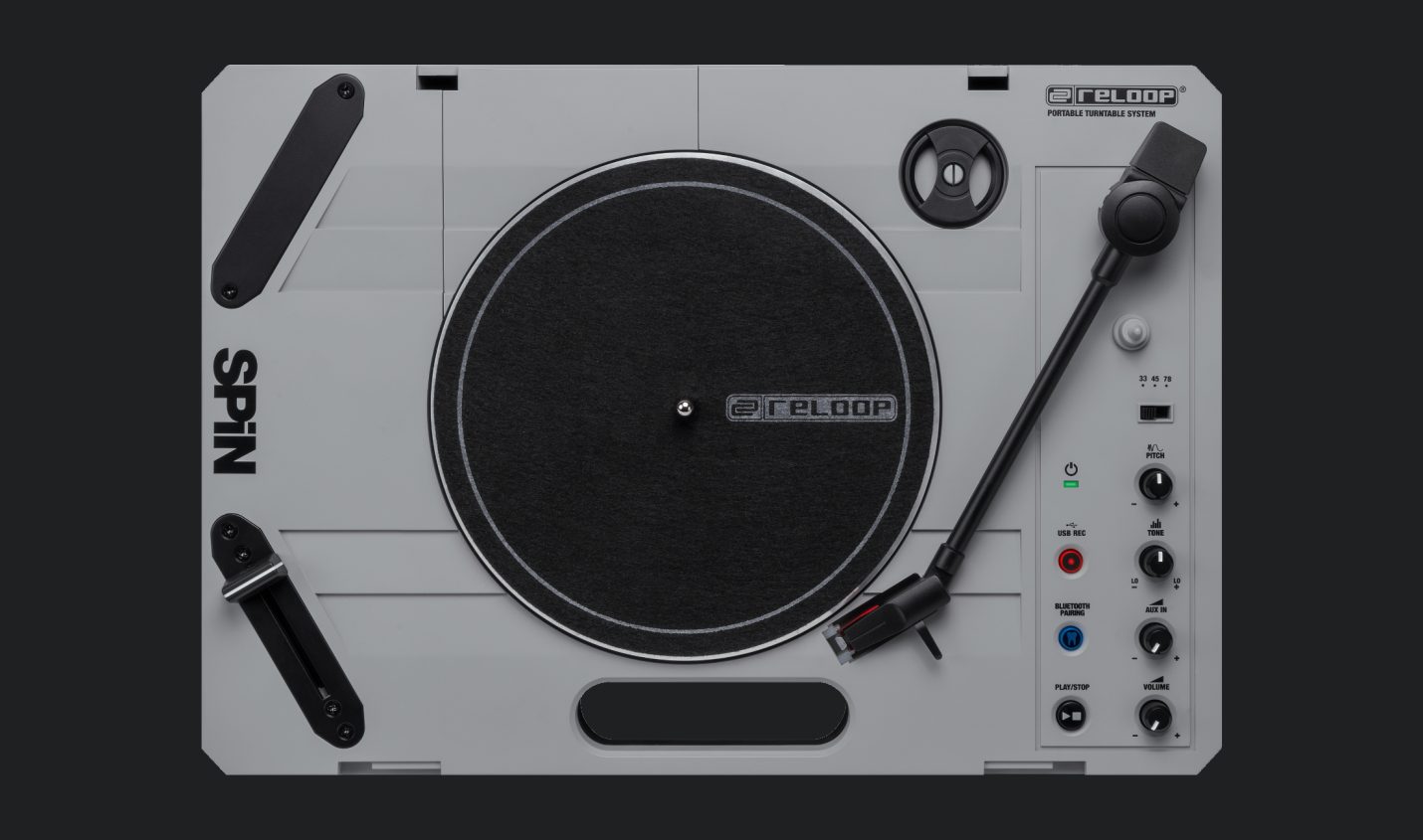Neu: Reloop Spin – Tragbarer Plattenspieler