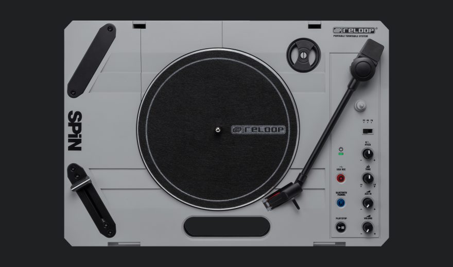 Neu: Reloop Spin – Tragbarer Plattenspieler