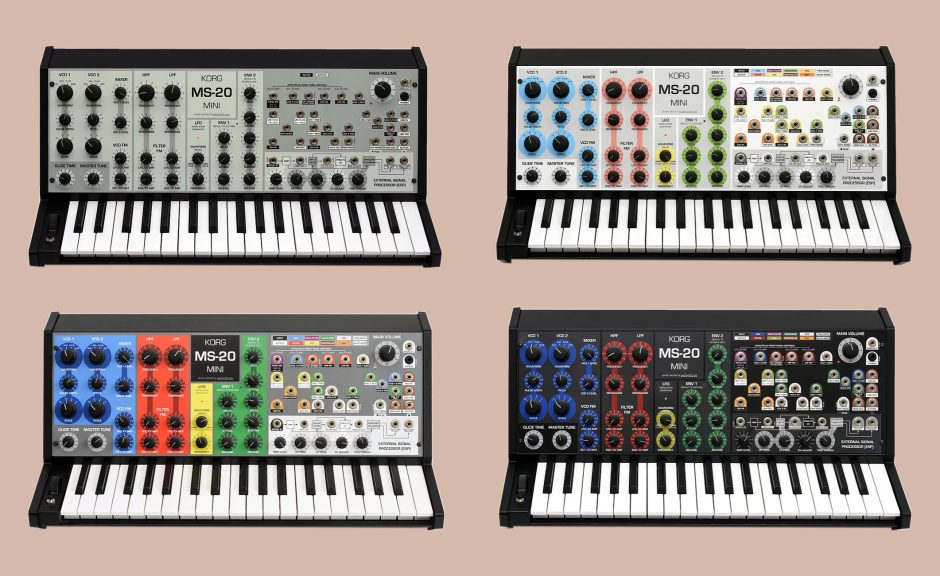 Korg MS-20 mini bekommt ästhetische Overlays spendiert