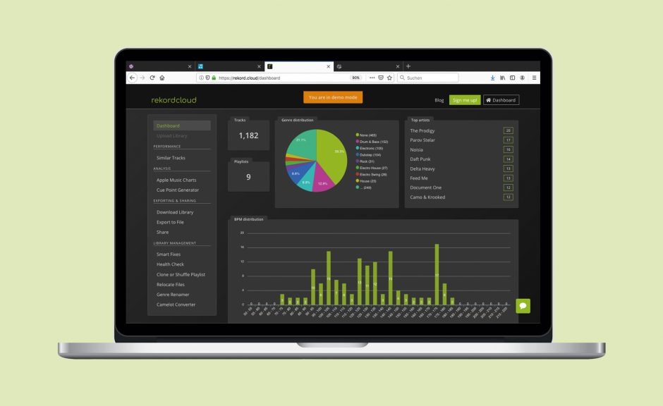 Rekordcloud ist die Online-Toolbox für DJs