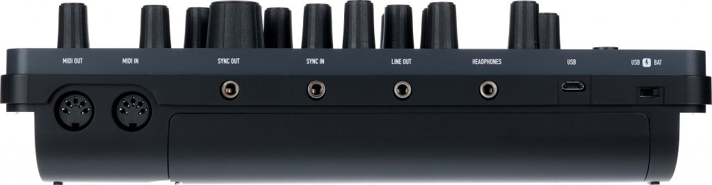 Die Anschl&uuml;sse des Modal Electronics Skulpt.