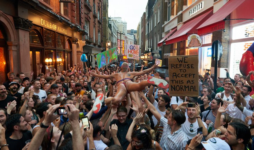 Protestrave für ein erneutes Brexit-Referendum in London