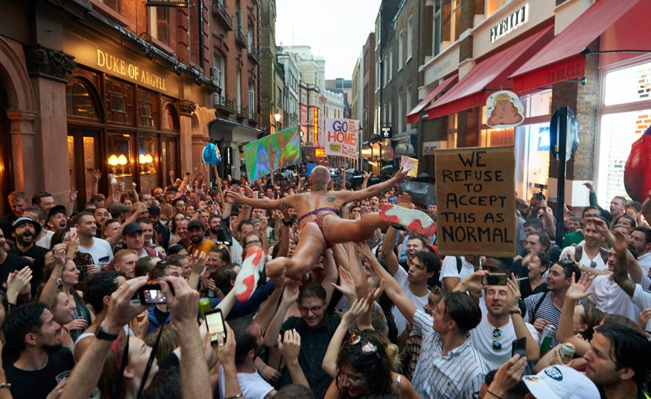 Protestrave für ein erneutes Brexit-Referendum in London