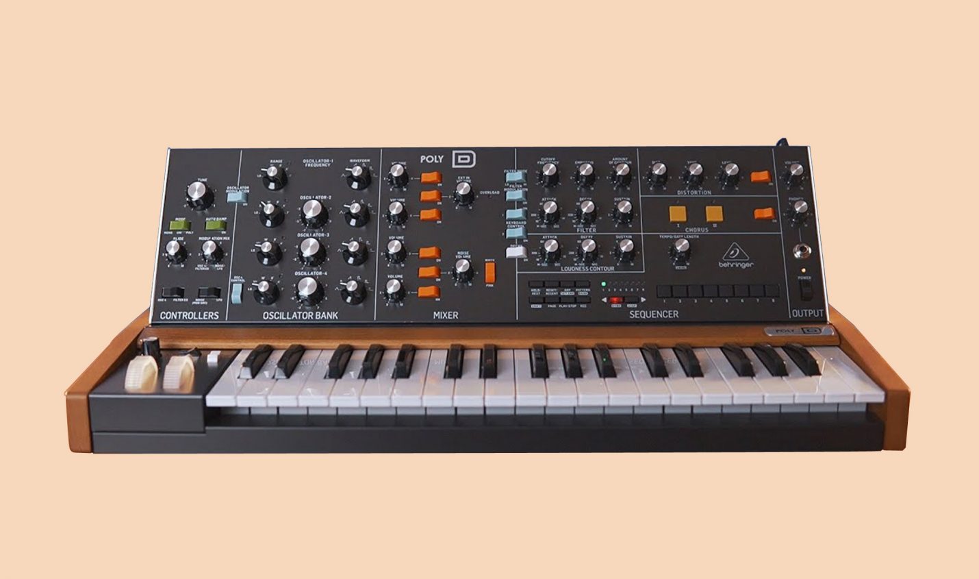 Behringer POLY D – vierstimmiger Model D mit Warp Drive