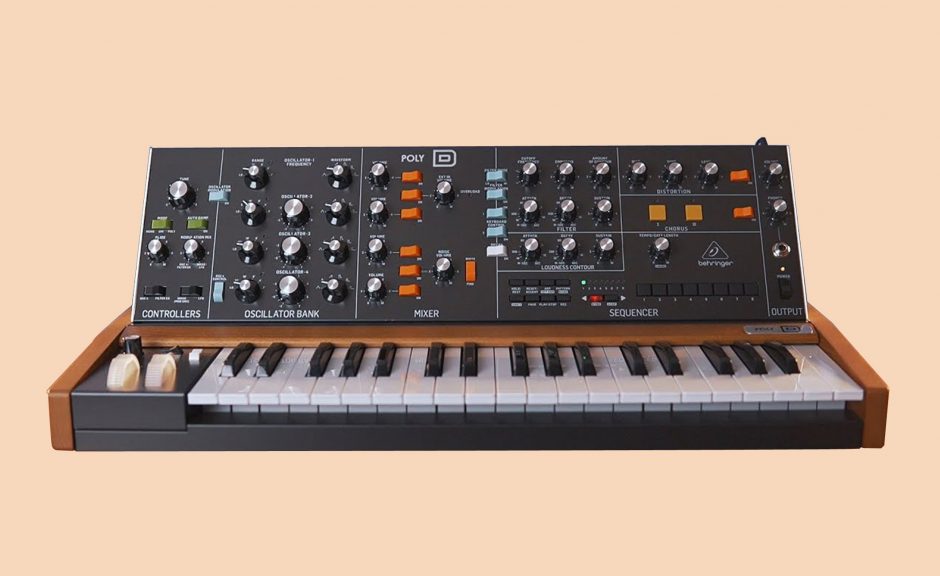 Behringer POLY D – vierstimmiger Model D mit Warp Drive