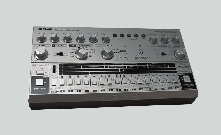Behringer RD-6: Klon der Roland TR-606 und Begleiter für TD-3