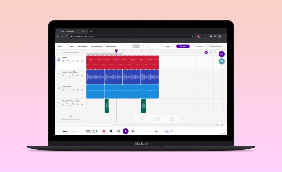 Test: Soundtrap / DAW in der Cloud