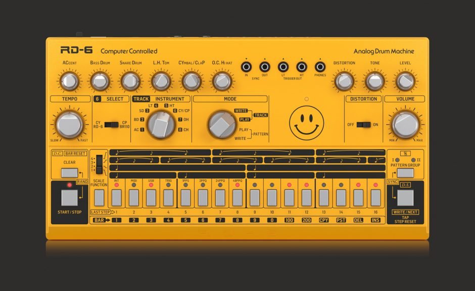 Behringer: RD-6 kommt in 10 verschiedenen Farben