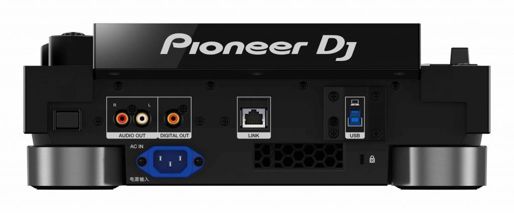 Pioner DJ CDJ-3000 Anschl&uuml;sse.