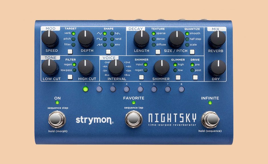 Strymon NightSky: Neues Hall-Pedal im Multieffekt-Format