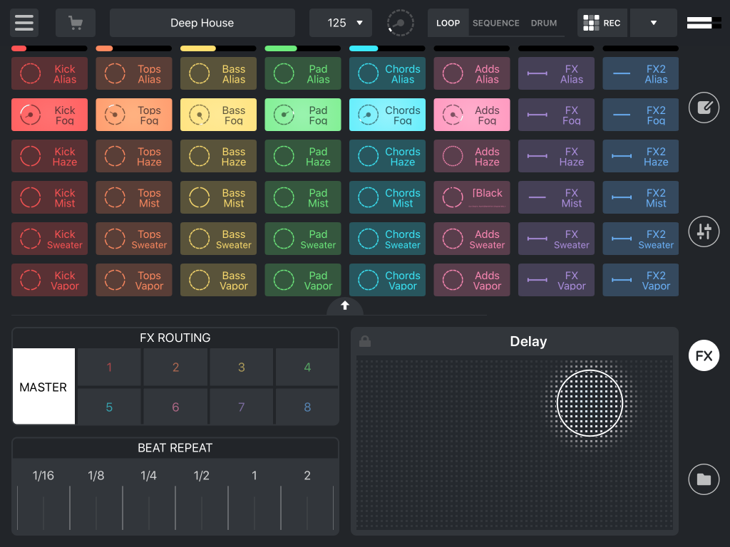  Remixlive 5 Loop Matrix.
