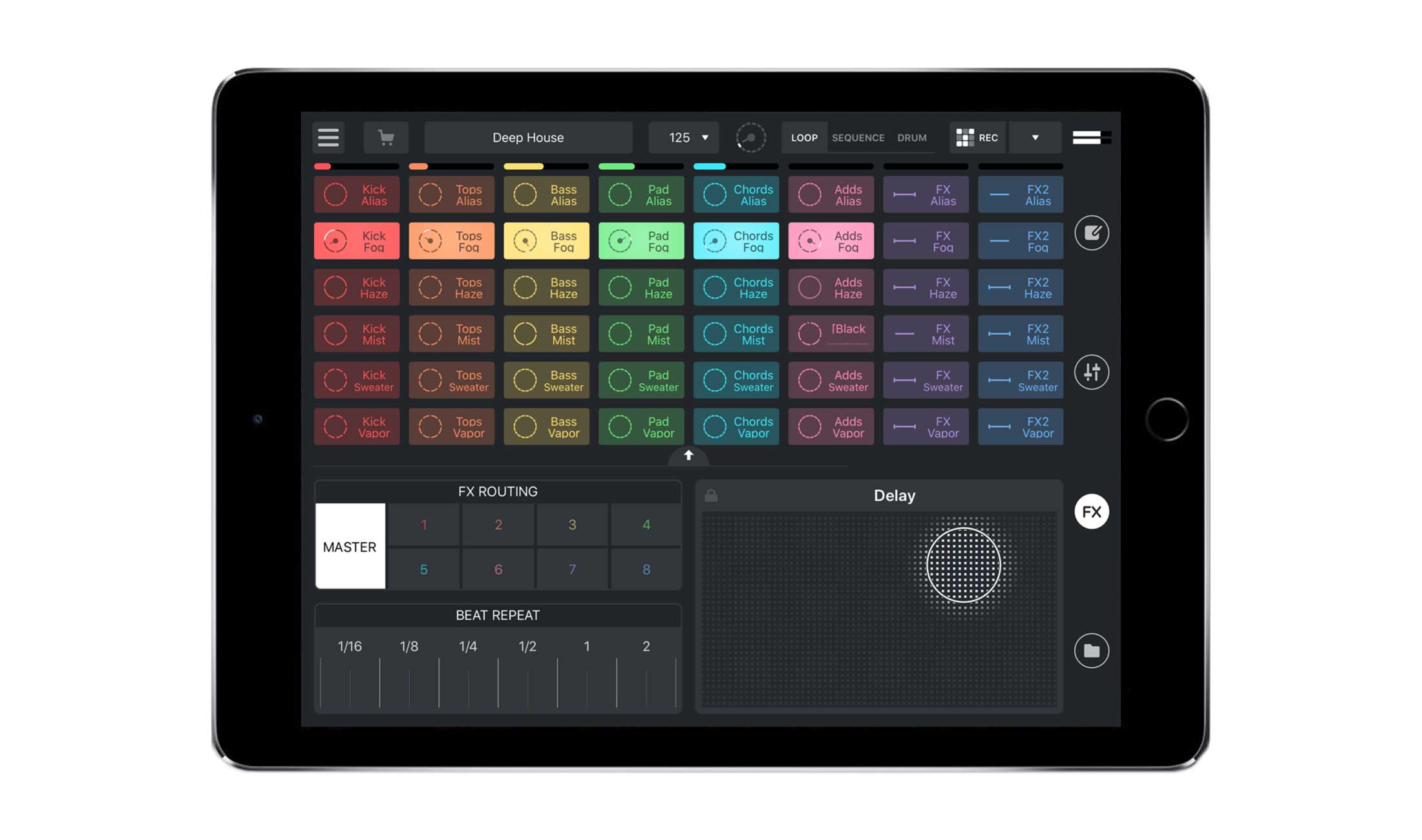 Test: Mixvibes Remixlive 5 (iOS) / Sample-Kreativtool