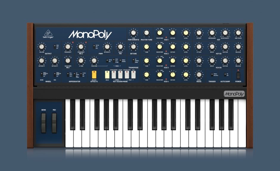 Behringer MonoPoly Synthesizer ab sofort vorbestellbar