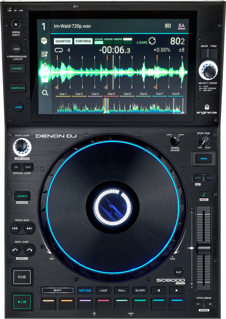 SC6000 Player Draufsicht.