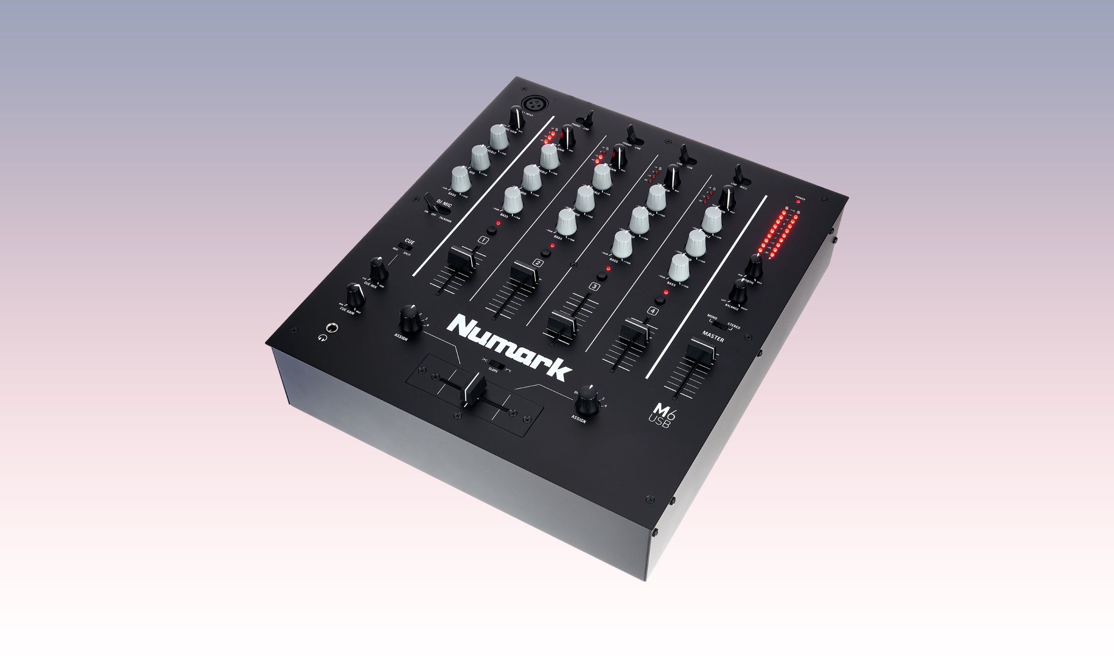 Test: Numark M6 USB / 4-Kanal-DJ-Mixer