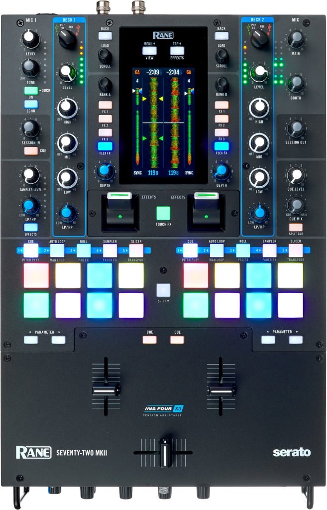 Rane Seventy-Two MK2 Mixer Draufsicht