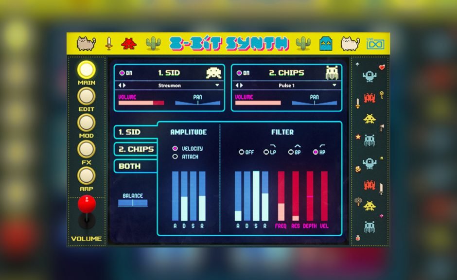 UVI 8-Bit Synth: Retro-Game Sounds von C-64 bis Game Boy