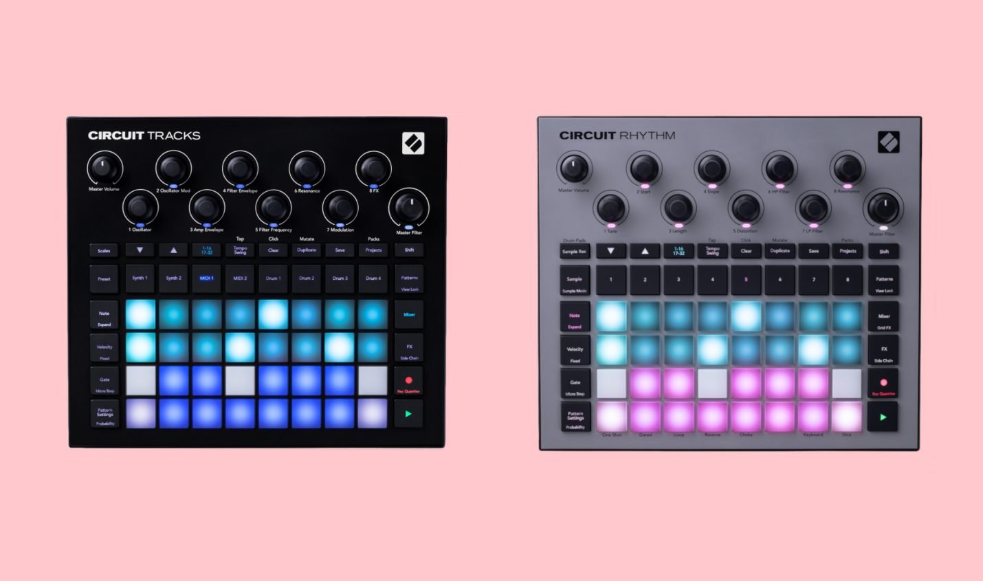 Novation Circuit Tracks und Circuit Rhythm angekündigt