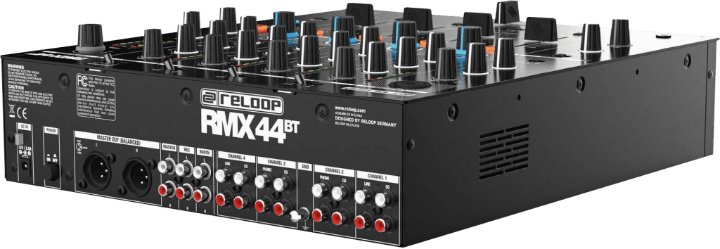 Reloop RMX-44 BT Anschl&uuml;sse.