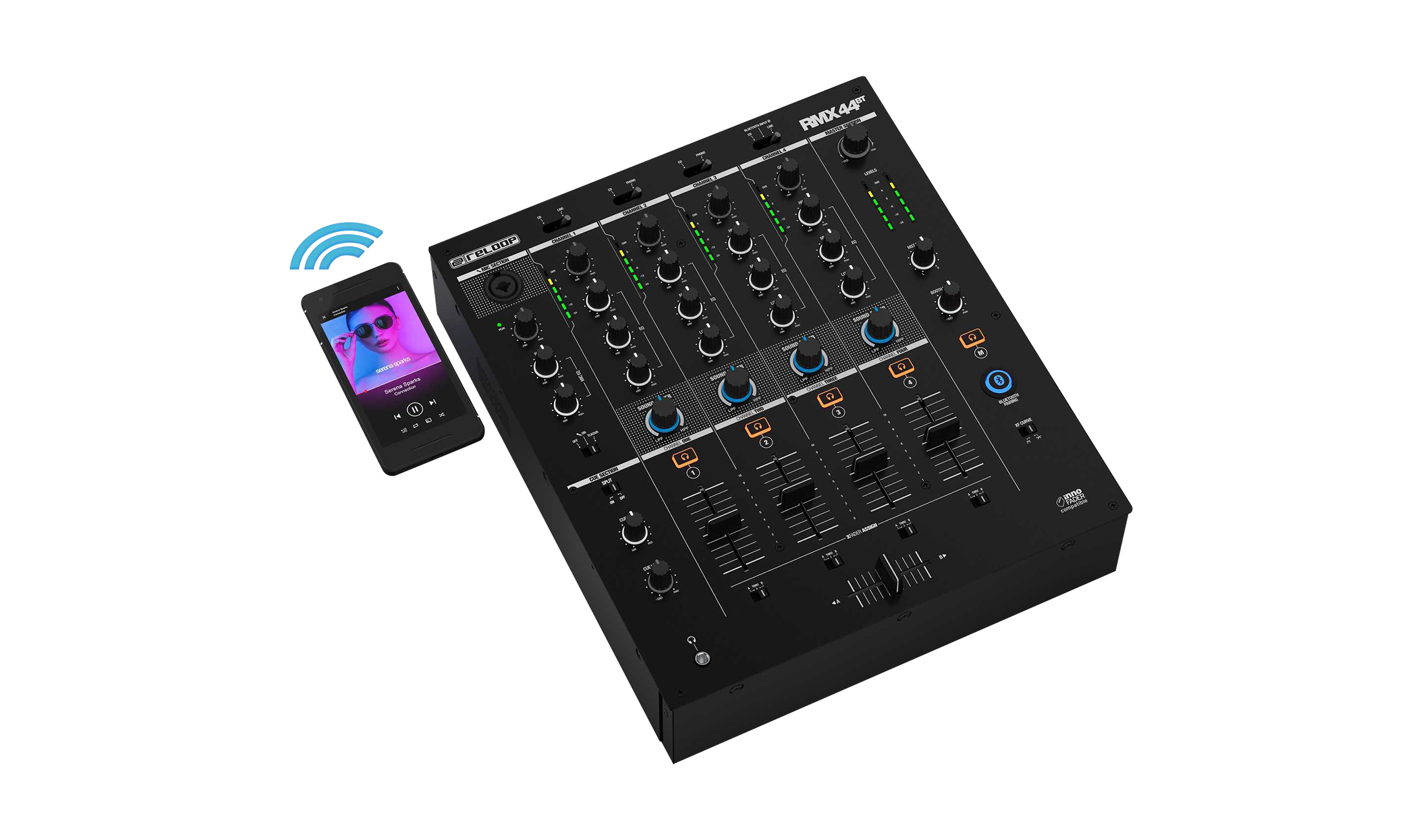 Test: Reloop RMX-44 BT / DJ-Mixer mit Bluetooth