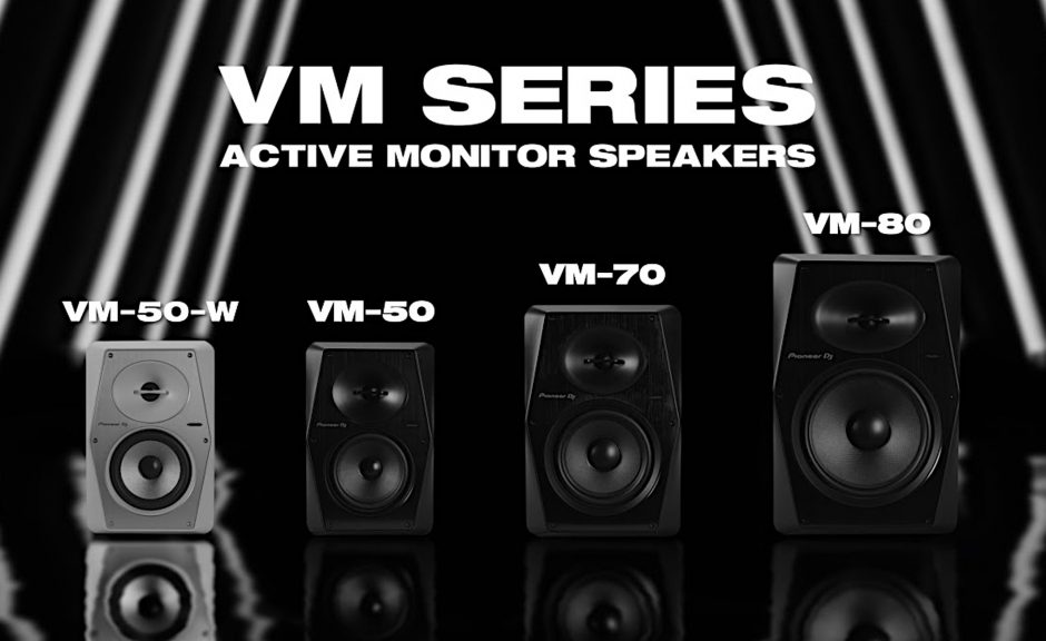 Pioneer DJ VM-Serie: Neue Monitor-Lautsprecher vorgestellt