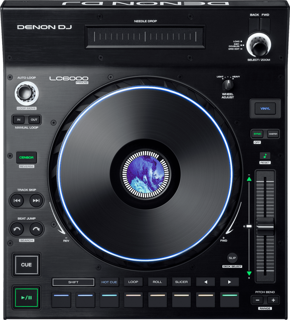 Denon DJ LC6000 von oben.