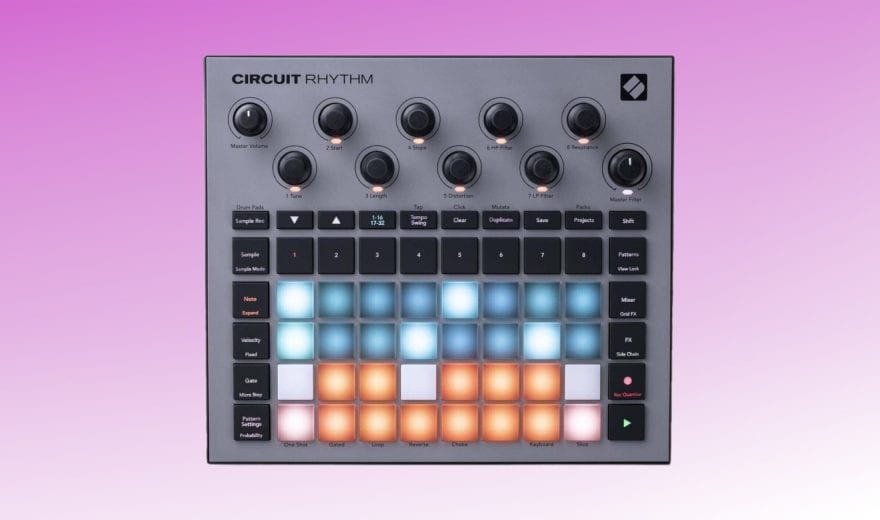 Novation Circuit Rhythm: Sample-Groovebox offiziell vorgestellt