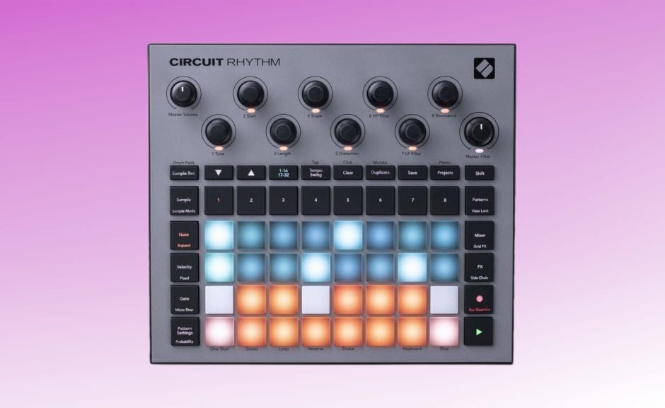 Novation Circuit Rhythm: Sample-Groovebox offiziell vorgestellt