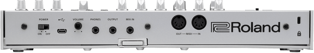 Roland TR-06 Anschl&uuml;sse.