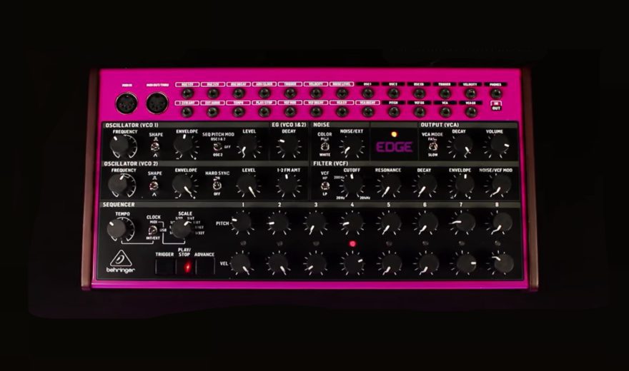 Behringer Edge: Neuer Drum Synthesizer nach Moog DFAM-Vorbild
