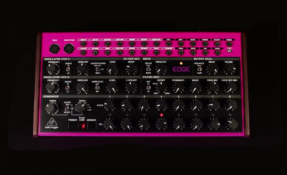 Behringer Edge: Neuer Drum Synthesizer nach Moog DFAM-Vorbild
